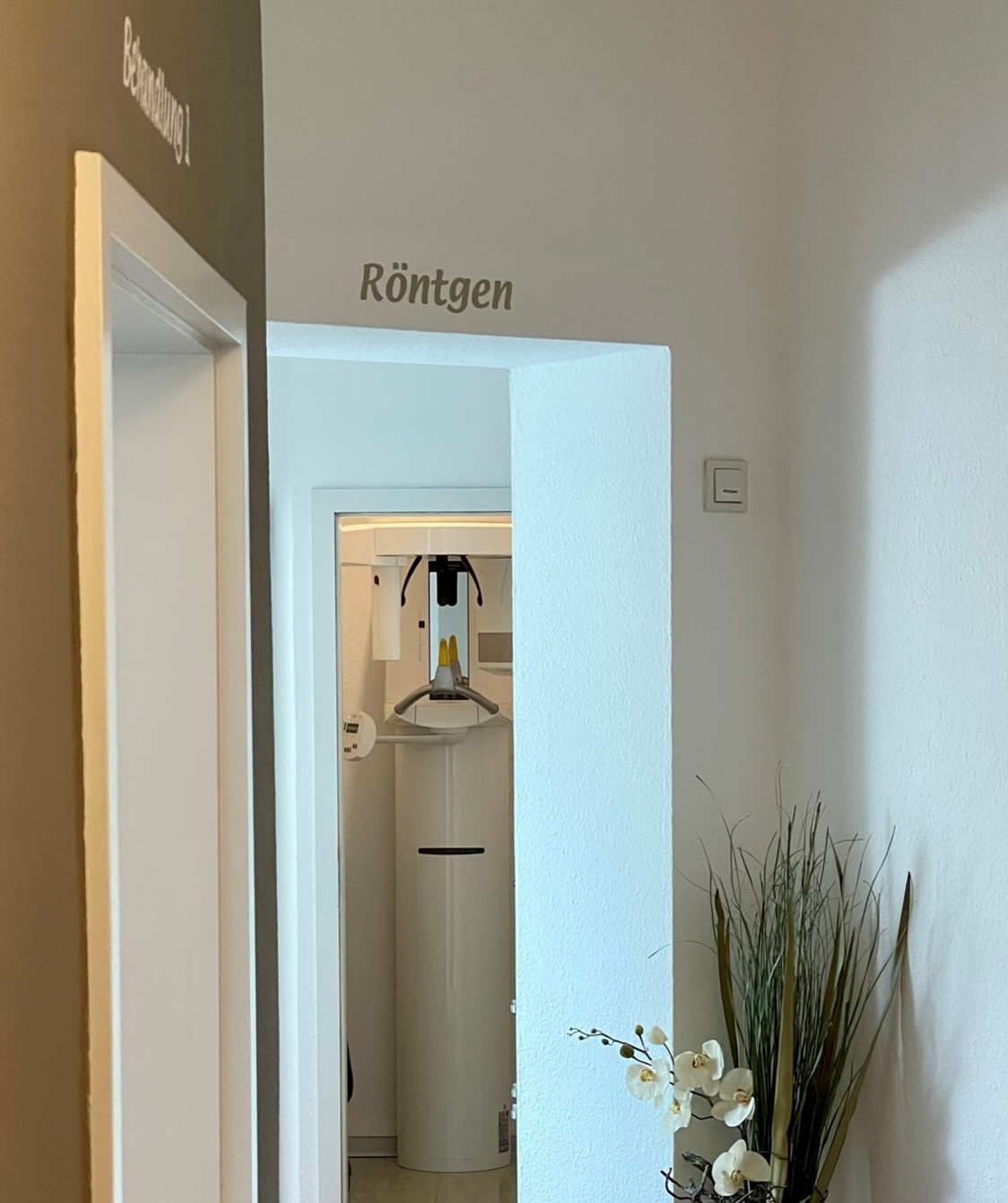 Detailansicht der Praxisräume